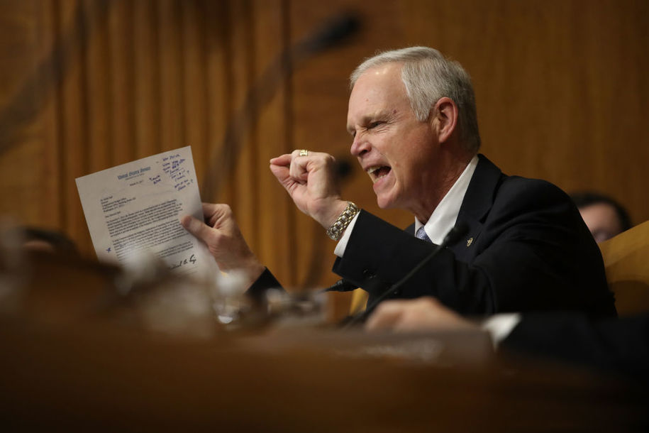 Right on cue, GOP Sen. Ron Johnson wants to fan flames of fake Biden scandal
