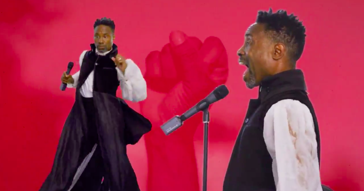Watch Billy Porter’s glorious green-screen performance at the Democratic convention