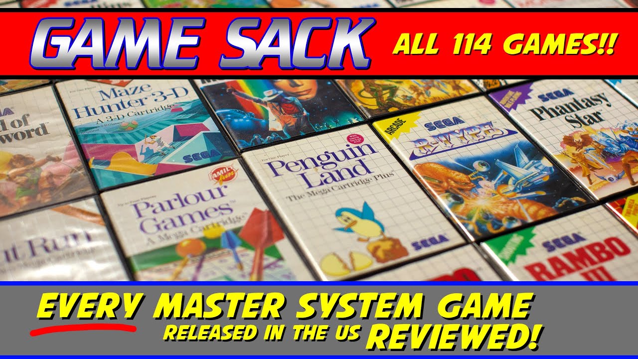 Every Sega Master System Game Released in the US REVIEWED! – Game Sack