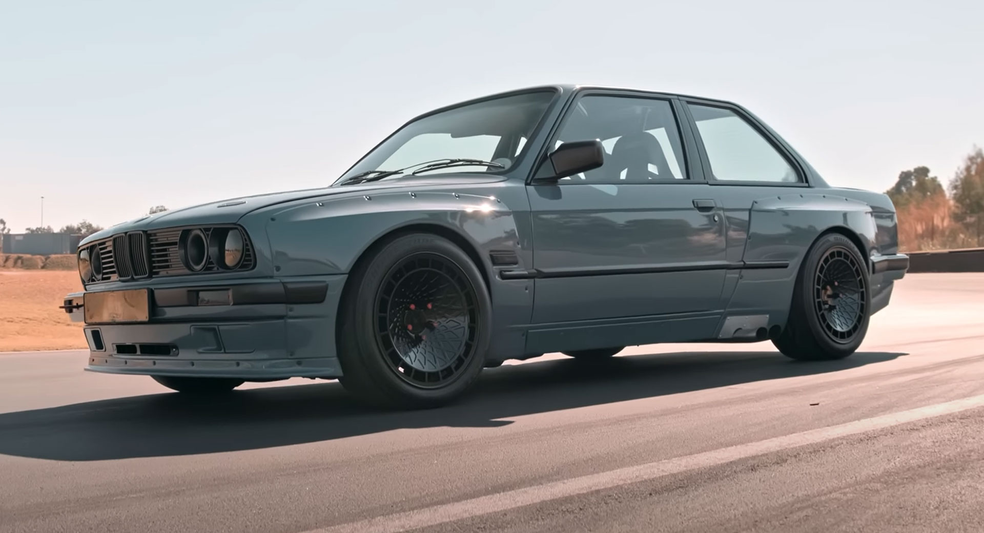 Widebody BMW E30 3-Series With A Supercharged Lexus V8 Sounds Like An Interesting Mix
