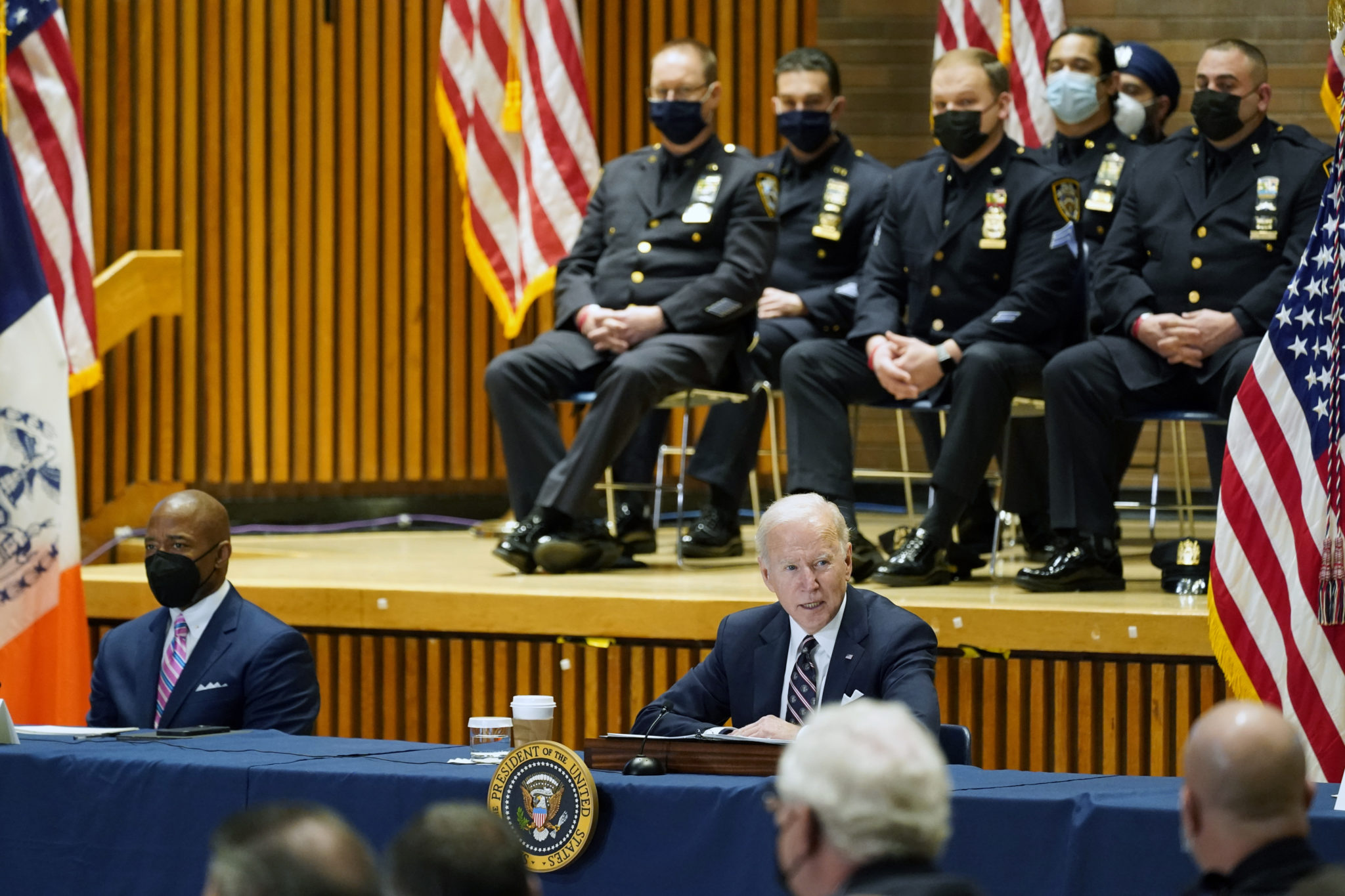 &lsquo;Enough is Enough.&rsquo; Meeting New York City Mayor, Biden Pledges Progress in Fight Against Gun Violence
